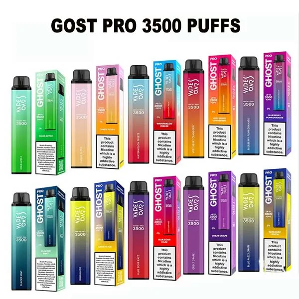Ghost Pro 3500 Puffs Disposable Vape – New Limited Flavors Now in Dubai, UAE